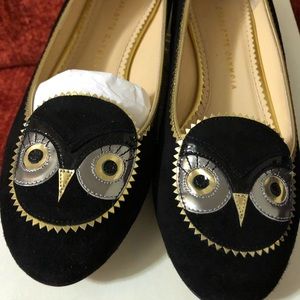 CHARLOTTE OLYMPIA - Owl Flats Sz 9.5 🦉